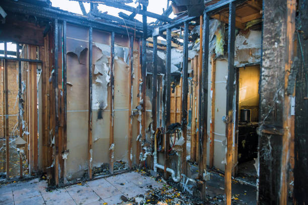 Professional Soot Cleanup technician working in North Bend, OH
